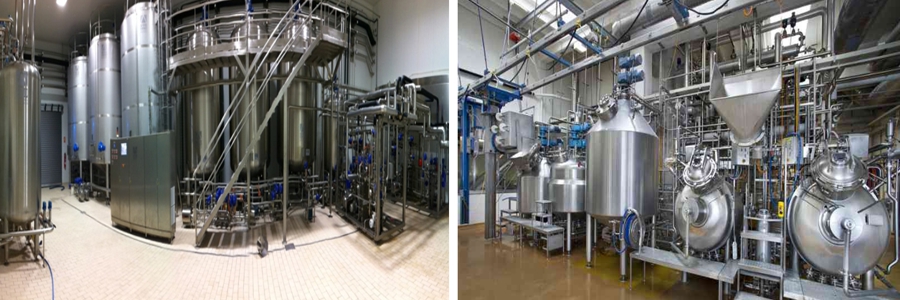 Equipos de proceso en acero inoxidable
